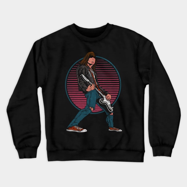 GO JOHNNY GO Crewneck Sweatshirt by joeyjamesartworx